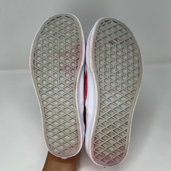Vans Slip On Pink Ice Dyed Tie Dye Reworked Festival Shoes Womens Size 5 - Picture 4 of 8